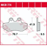 TRW MCB774 Front Brake Pads