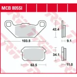 TRW MCB805SI Front/Rear Brake Pads