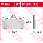 TRW MCB602SRT Front Brake Pads