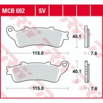 TRW MCB692SV Front Brake Pads