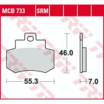 TRW MCB733 Front/Rear Brake Pads