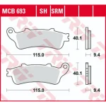 TRW MCB693 Front/Rear Brake Pads