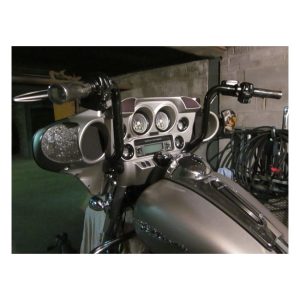 Burly 13" Rise Bagger Bar Black, Motoee.com