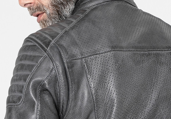 John Doe Storm Grey Leather Jacket