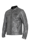 John Doe Storm Grey Leather Jacket