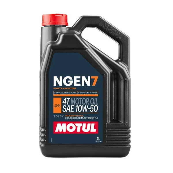 Motul NGEN 7 10W50 Synthetic 4L 4T Engine Oil