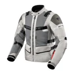 Revit Cayenne 2 Motorcycle Textile Jacket Silver