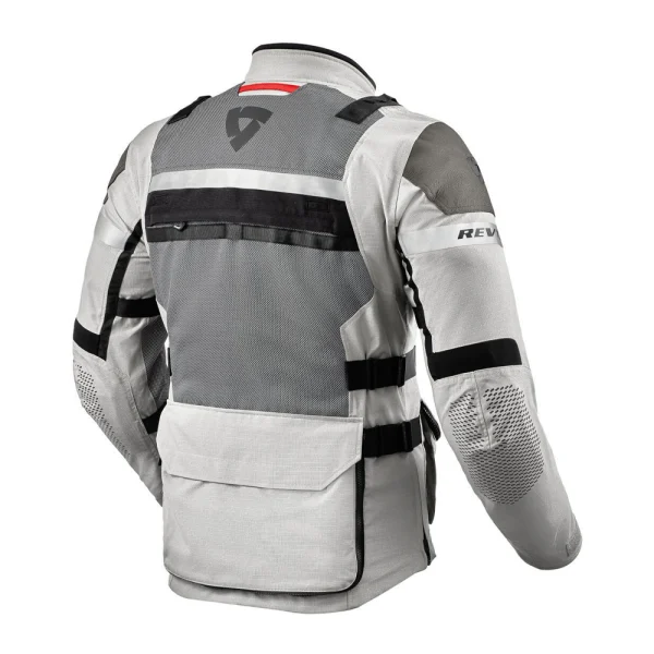 Revit Cayenne 2 Motorcycle Textile Jacket Silver