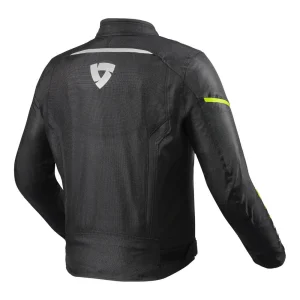 Revit Sprint H20 Motorcycle Textile Jacket Black/Neon/Yellow, Motoee.com