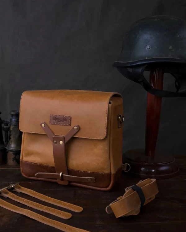 Trip Machine Messenger Bag Vintage Tan