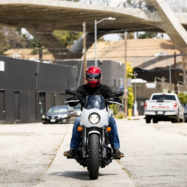 Biltwell Lane Splitter Helmet Cherry Red