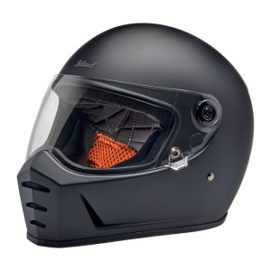 Biltwell Lane Splitter Helmet Flat Black