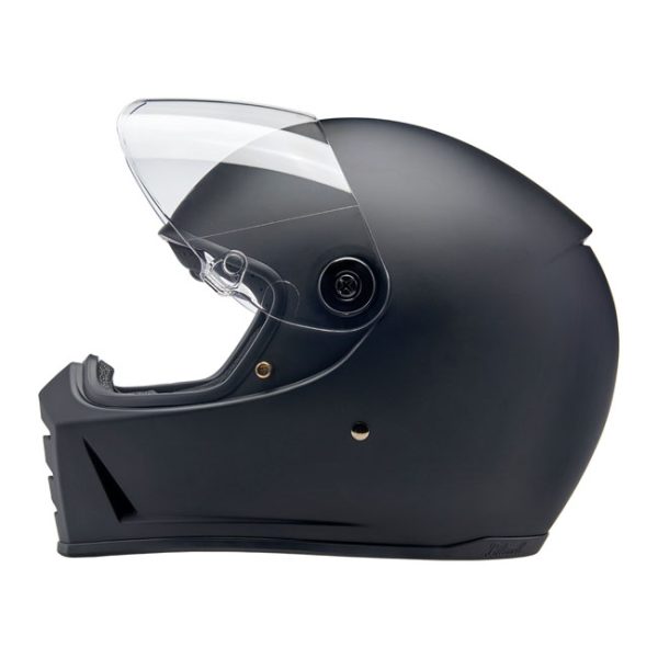 Biltwell Lane Splitter Helmet Flat Black