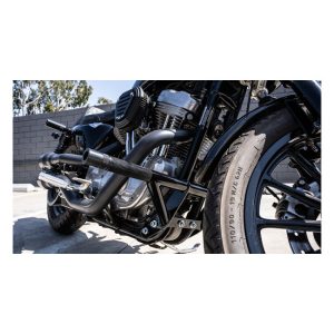 Burly Brawler Crash Bar Kit XL Sportster Black, Motoee.com