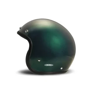 DMD Retro Helmet Deep Green, Motoee.com