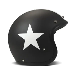 DMD Retro Helmet Star Matte Black