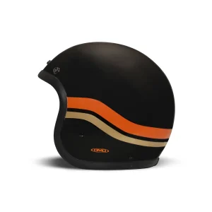 DMD Retro Helmet Sunset Matte Black, Motoee.com