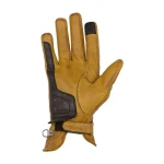 Helstons Condor Leather Gloves Light Brown/Black