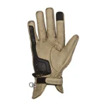 Helstons Condor Leather Gloves Sand/Black