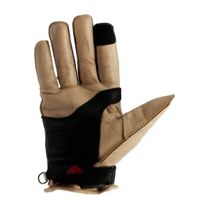 Helstons Freedom Leather Gloves Beige, Motoee.com