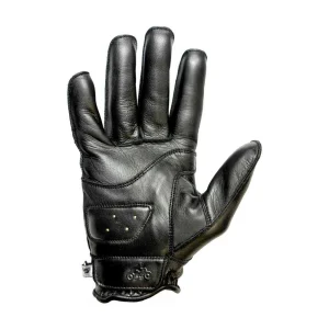 Helstons Hiro Summer Leather Gloves Black, Motoee.com