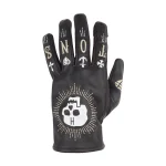 Helstons Kustom Leather Gloves Black