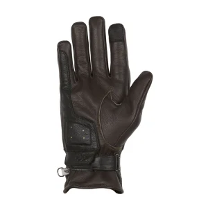 Helstons Mora Summer Leather Gloves Brown, Motoee.com