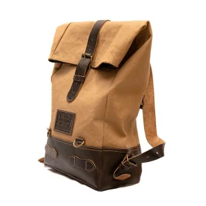 Holy Freedom Roll-Top Backpack Brown