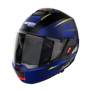 Nolan N120-1 Nightlife N-COM Black/Blue/Matte/Yellow