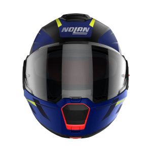 Nolan N120-1 Nightlife N-COM Black/Blue/Matte/Yellow, Motoee.com