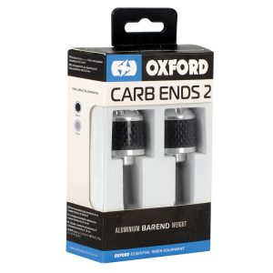 Oxford CarbEnds 1 Silver, Motoee.com