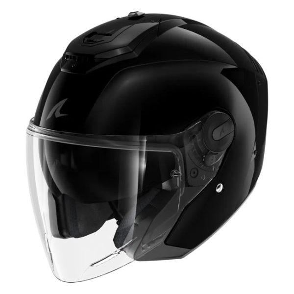 Shark RS Jet Blank Helmet Gloss Black