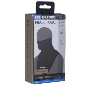 Oxford Deluxe Neck Tube Micro Fibre Black, Motoee.com