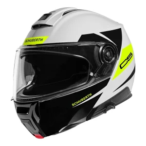 Schuberth C5 Eclipse Helmet Yellow/White