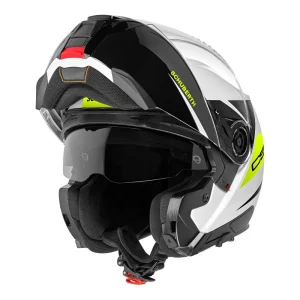 Schuberth C5 Eclipse Helmet Yellow/White, Motoee.com