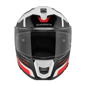 Schuberth S3 Daytona Helmet Black/Red/White, Motoee.com