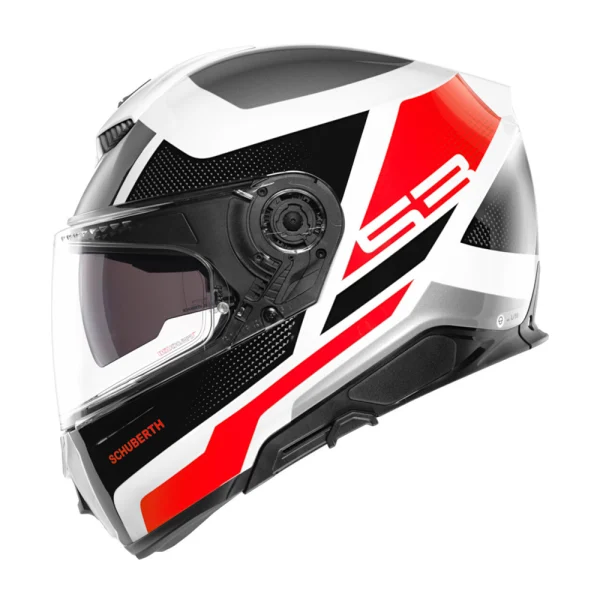 Schuberth S3 Daytona Helmet Black/Red/White