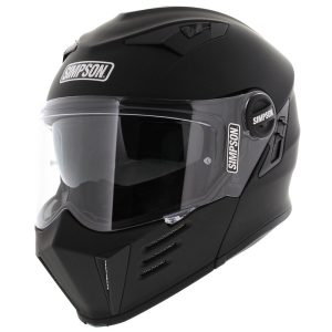 Simpson Darksome Helmet Matte Black, Motoee.com