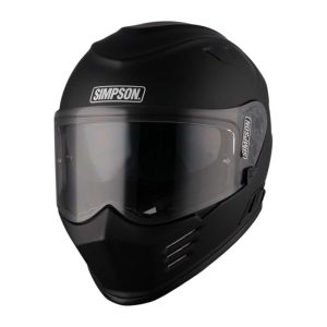 Simpson Venom Helmet Matte Black, Motoee.com