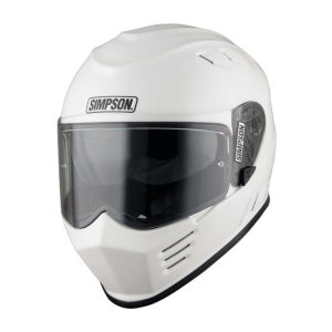 Simpson Venom Helmet White, Motoee.com