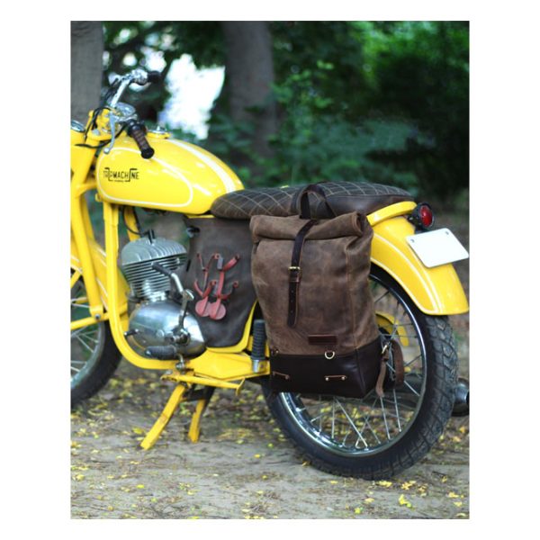 Trip Machine Backpack Panniers Tobacco