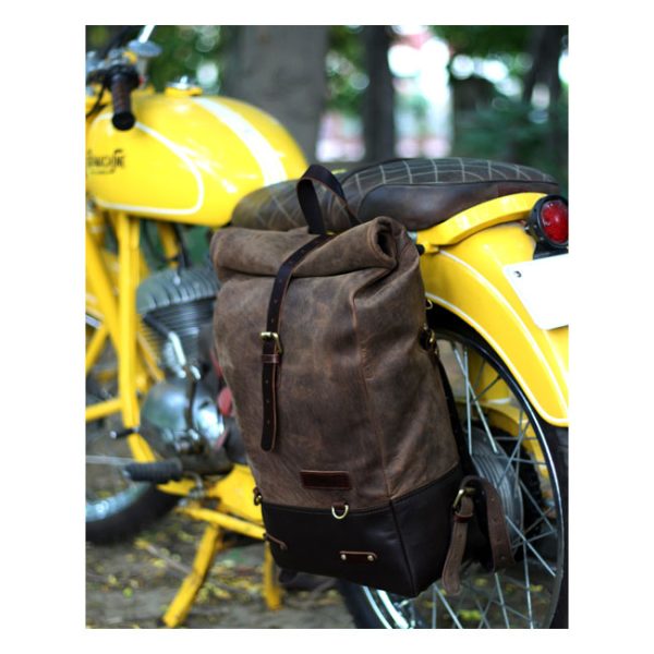 Trip Machine Backpack Panniers Tobacco