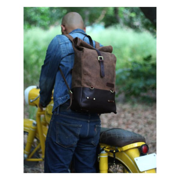 Trip Machine Backpack Panniers Tobacco