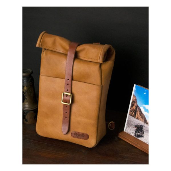 Trip Machine Mini Pannier Vintage Tan