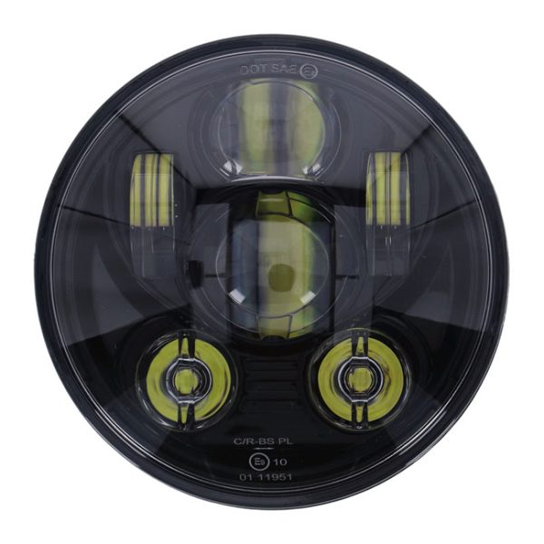 MCS Bright 5-3/4" LED Esituli Must