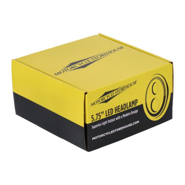 MCS Bright 5-3/4" LED Esituli Must