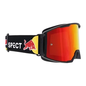 Red Bull SPECT Eyewear Strive Mirrored 004 Motocross Goggles, Motoee.com