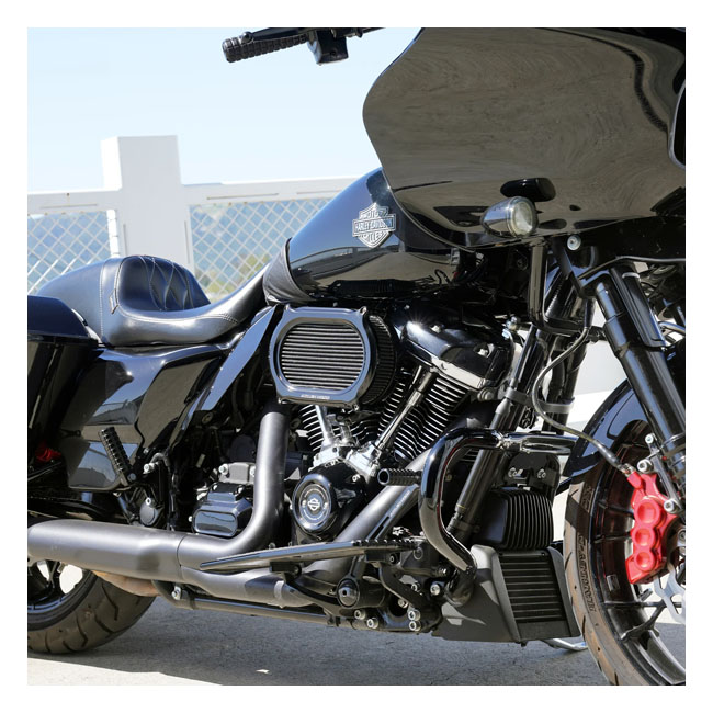 Arlen Ness Stage 2 Oval Upgrade Air Cleaner Kit Black • Motoee.com
