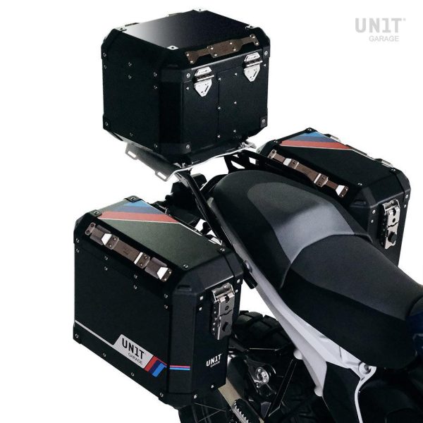 Atlas Aluminium Panniers (40L+34L) + Subframes Silver BMW R1300GS