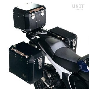 Atlas Aluminium Panniers (47L+41L) + Subframes Black BMW R1300GS, Motoee.com